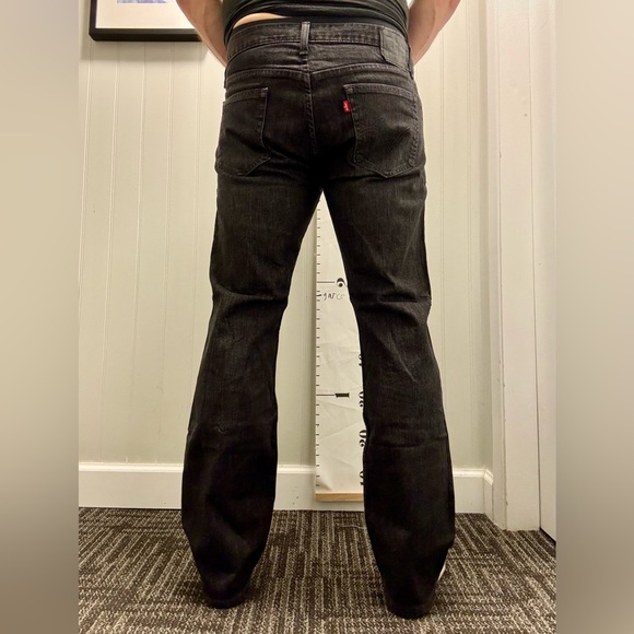 Levi’s 513 Slim Straight Jeans - Black (W36 / L32) - Picture 2 of 5